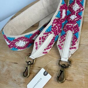 Anthropologie Beaded Bag Strap Boho Replacement Crossbody Strap NWT